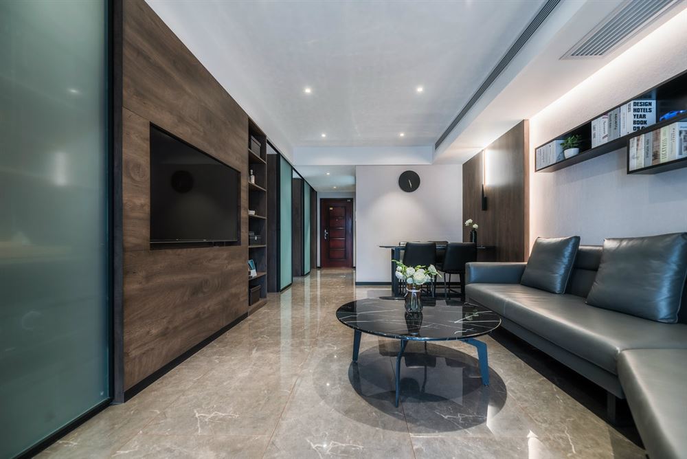 廣州市新世界花園美式風(fēng)格三居室裝修案例