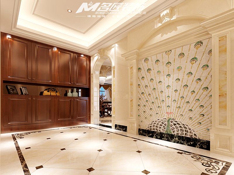 揭陽市寶豐花園歐式風格四居室裝修案例