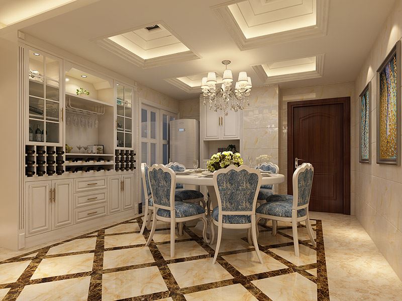 佛山市金科城歐式風(fēng)格三居室裝修案例