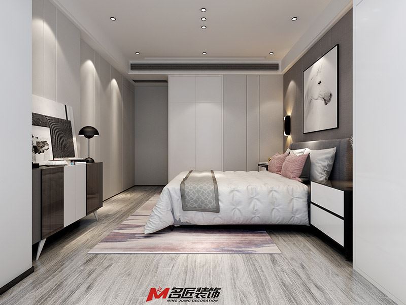 臺州市碧桂園&middot;翰林府現代簡約風格三居室裝修案例