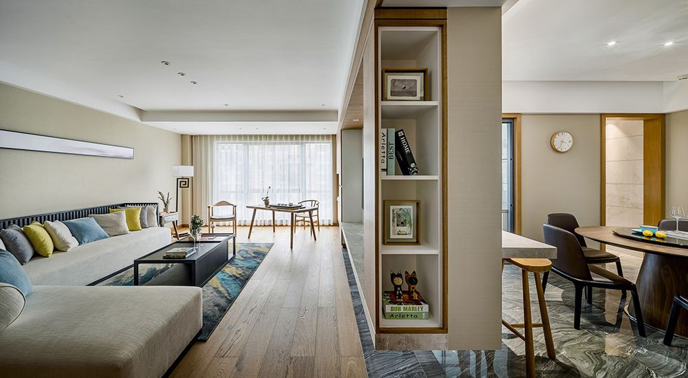 佛山市新希望悅瓏灣現代簡約風格三居室裝修案例