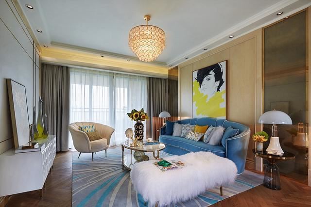 廣州市匯景新城歐式風(fēng)格三居室裝修案例