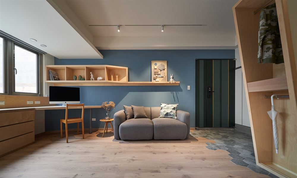 廣州市保利花城現代簡約風格三居室裝修案例