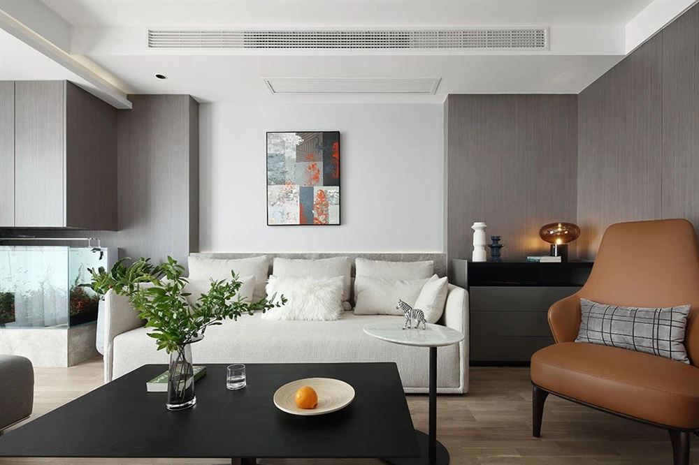 佛山市萬科中駿金域西江現代簡約風格三居室裝修案例