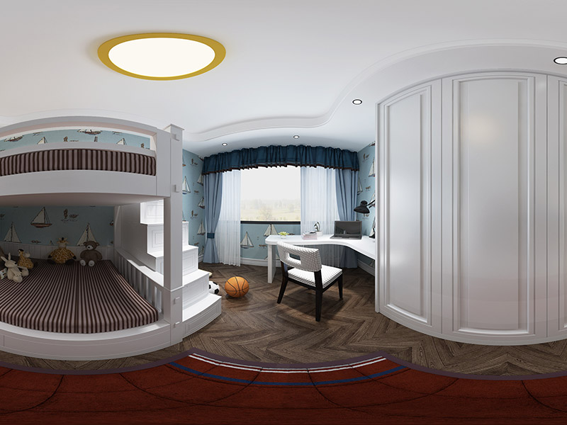 佛山市萬科金域水岸新中式風(fēng)格別墅裝修案例