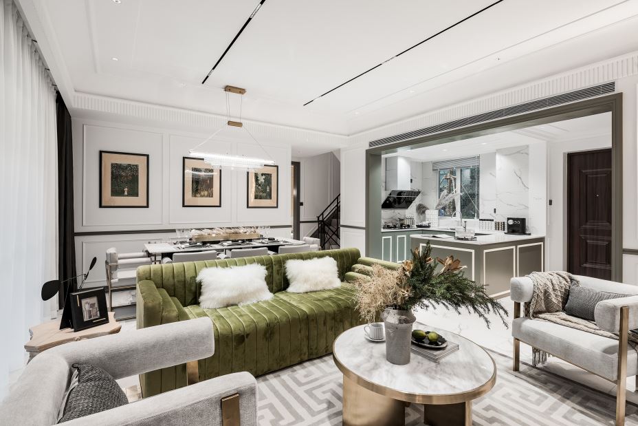 江門市城市名庭歐式風格復式裝修案例