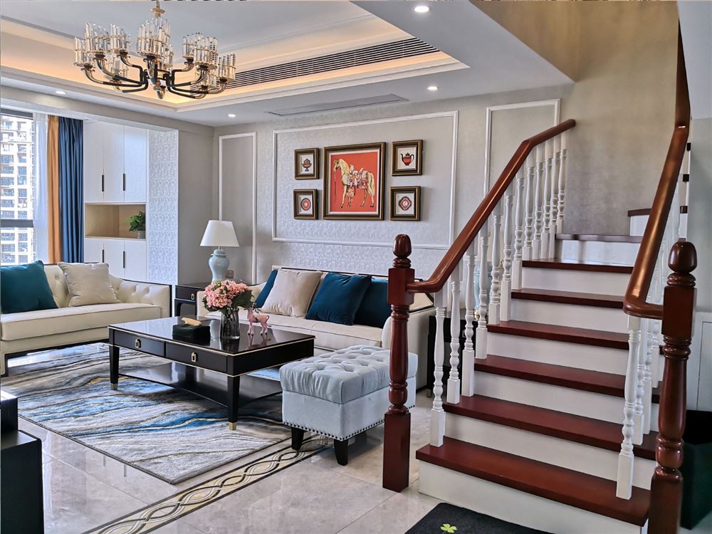 江門市帕佳圖尚品歐式風格復式裝修案例