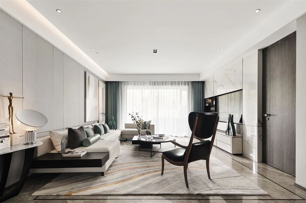 佛山市保利和悅濱江輕奢風(fēng)格四居室裝修案例