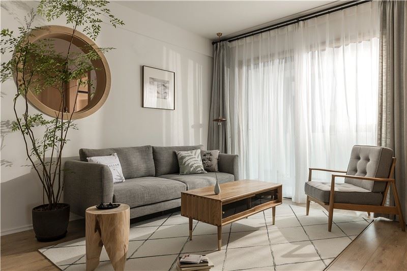 深圳市萬科金域學府北歐風格三居室裝修案例