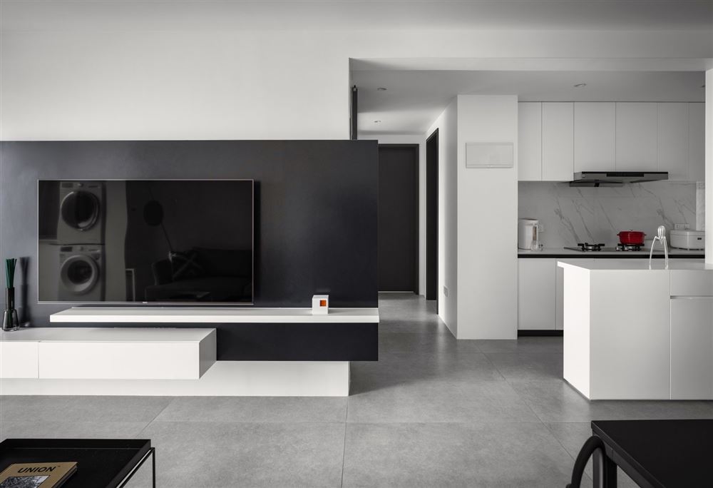 廣州市東華東路小區現代簡約風格三居室裝修案例