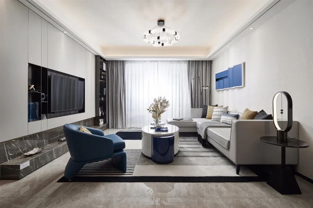 楚雄彝族自治州半城巷6號院現代簡約風格四居室裝修案例