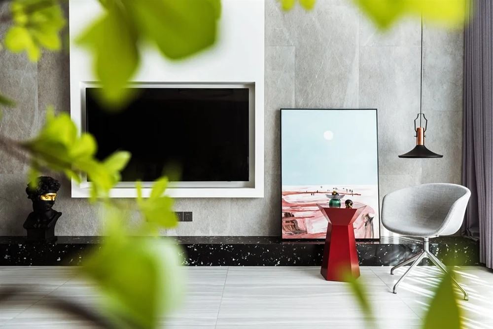 陽江市月亮灣北歐風格三居室裝修案例