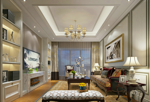 韶關市保利紫山歐式風格別墅裝修案例