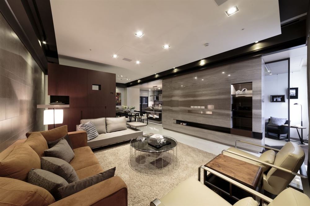 廣州市恒創(chuàng)恒?；▓@輕奢風(fēng)格四居室裝修案例