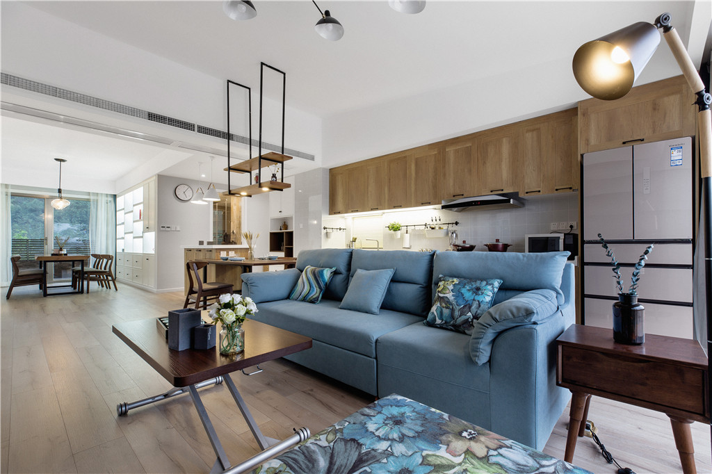 德陽市天悅灣.北歐風格三居室裝修案例