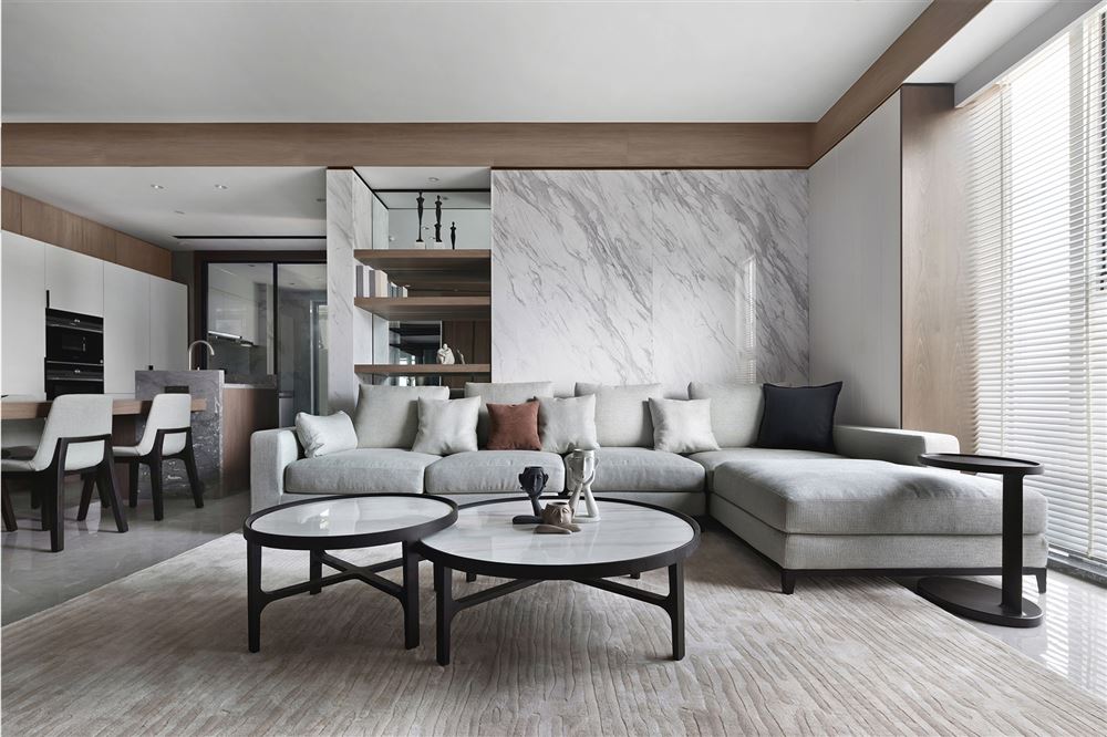 佛山市高明鈞明城現代簡約風格四居室裝修案例