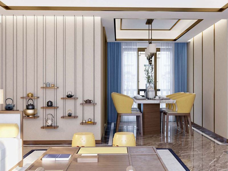 泰州市晨陽社區現代簡約風格三居室裝修案例