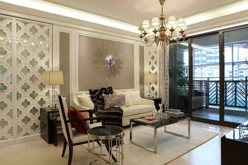 佛山市順德自在城歐式風格三居室裝修案例