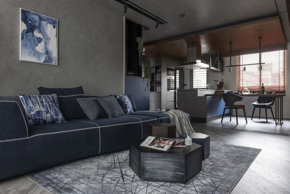 廣州市東圃廣場現代簡約風格三居室裝修案例