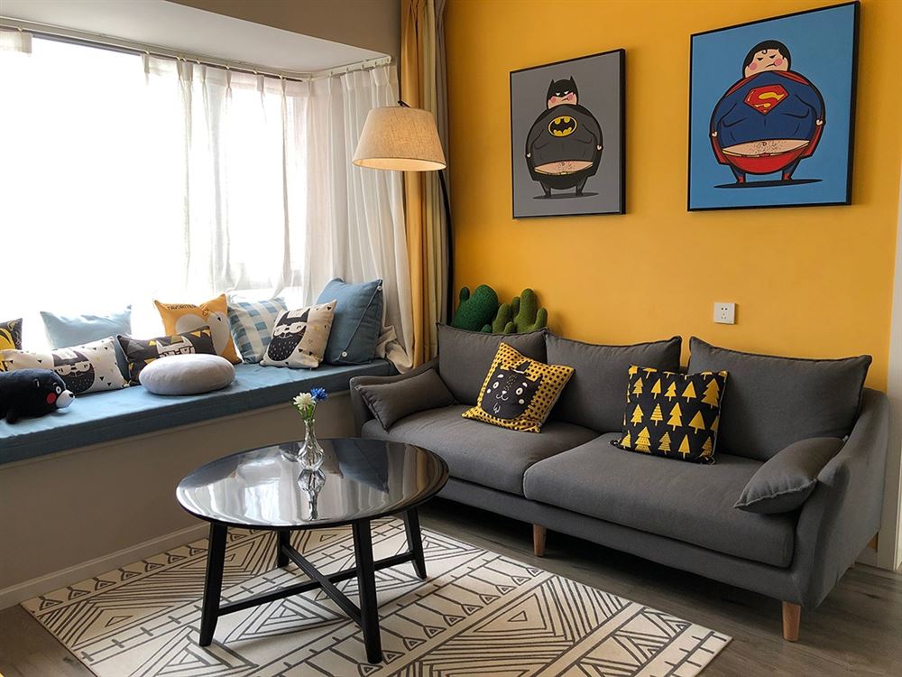 廣州市保利天悅北歐風格三居室裝修案例