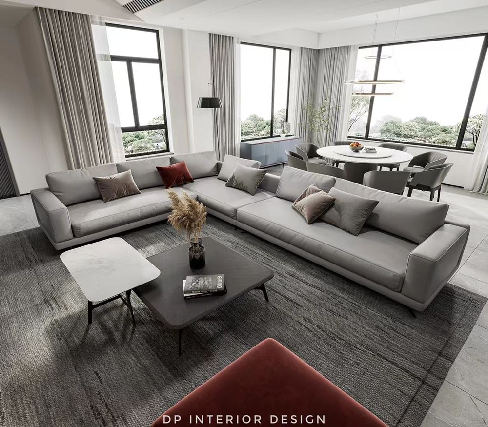 佛山市綠城&middot;桂語蘭庭輕奢風格別墅裝修案例