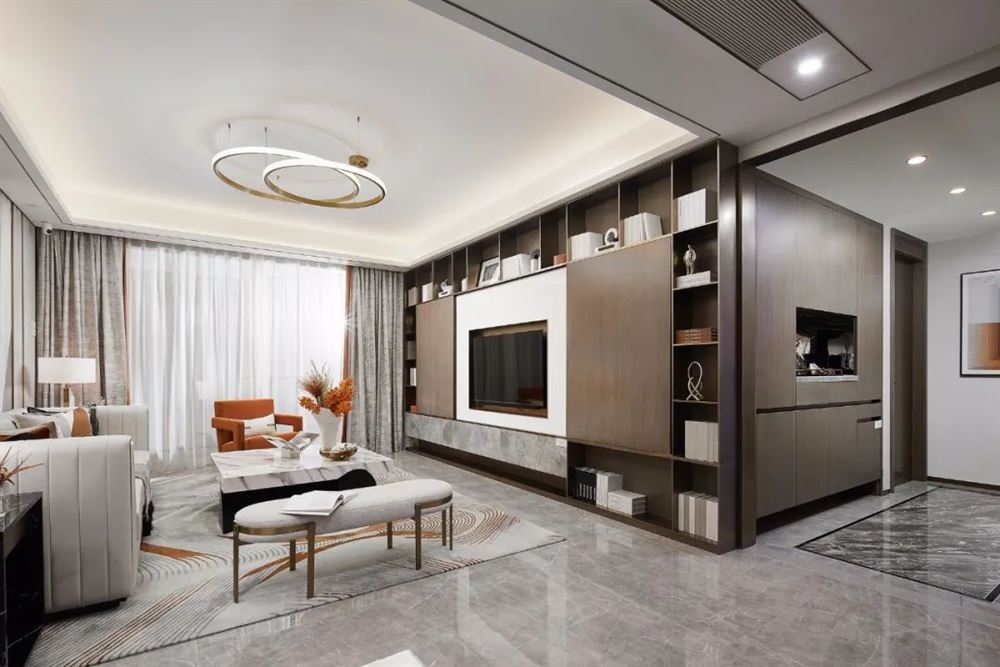 佛山市碧桂園智慧慢城現代簡約風格四居室裝修案例