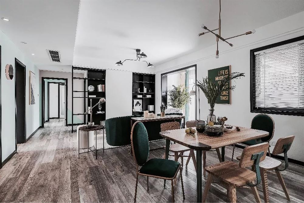 佛山市建投綠地璀璨天城北歐風格三居室裝修案例