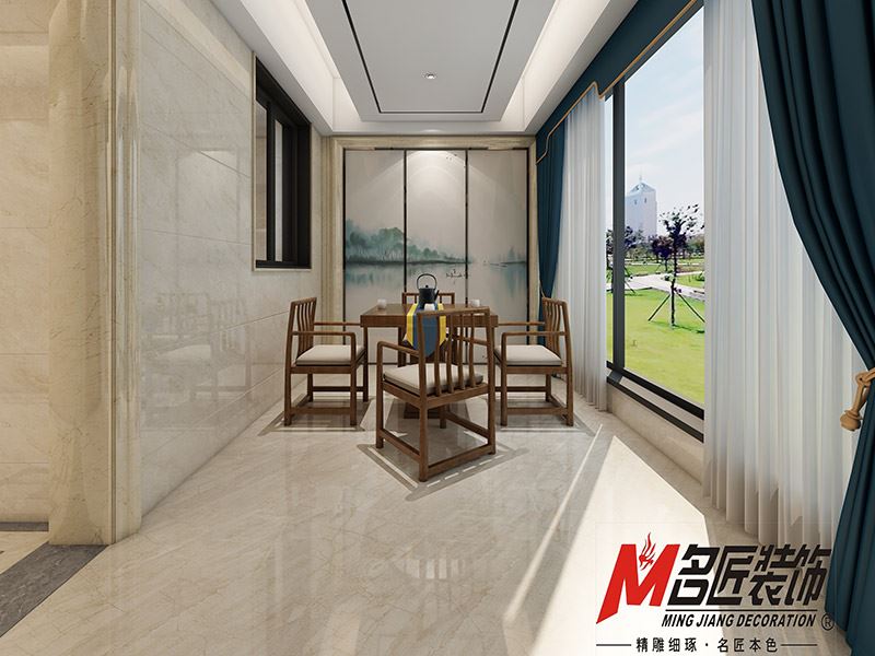 揭陽市保利&middot;半島一號現(xiàn)代風(fēng)格三居室裝修案例