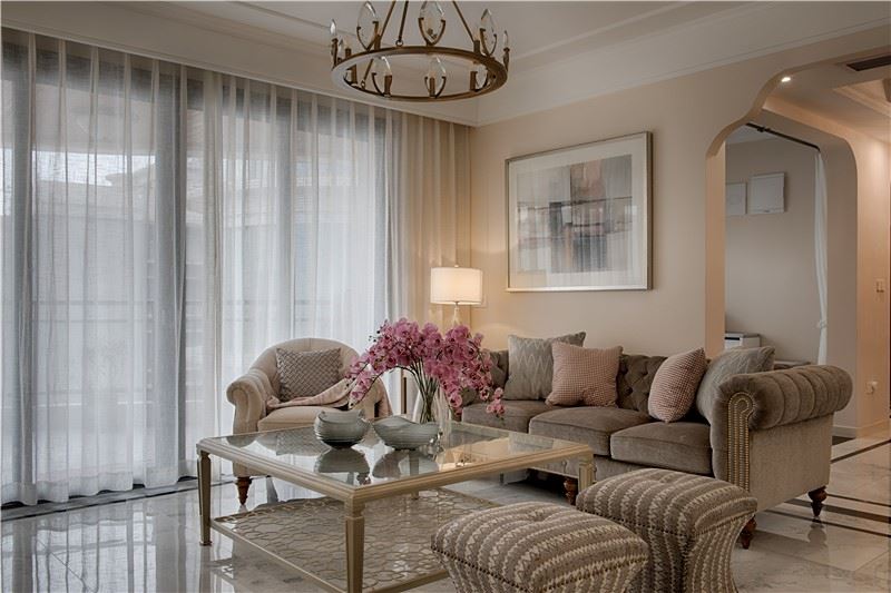 廣州市珠光御景壹號美式風格三居室裝修案例