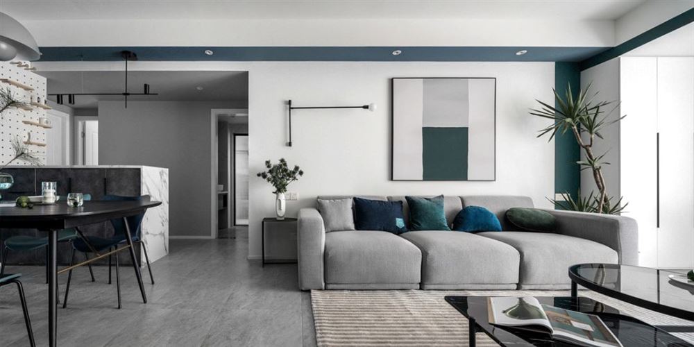 廣州市富力天朗明居現代風格三居室裝修案例