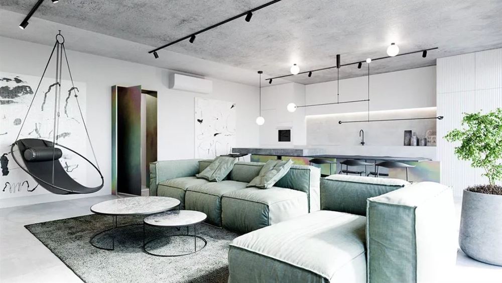 佛山市美的&middot;東樾灣北歐風格三居室裝修案例