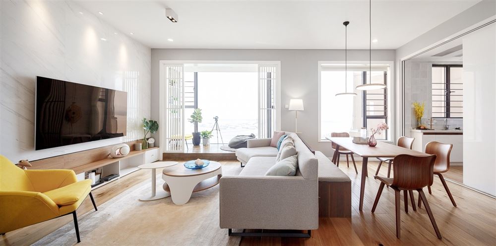 江門市碧桂園山水豪園北歐風格三居室裝修案例