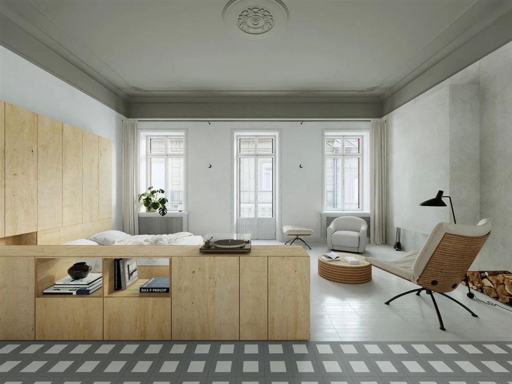 廣州市富力天朗明居現代簡約風格二居室裝修案例