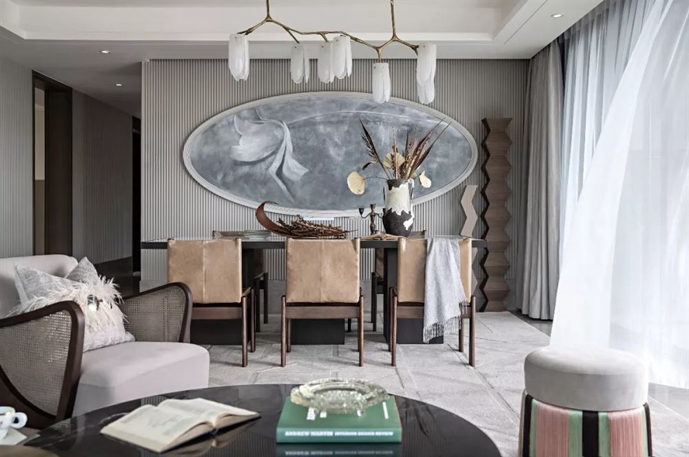 湛江市東方雅居現代簡約風格三居室裝修案例