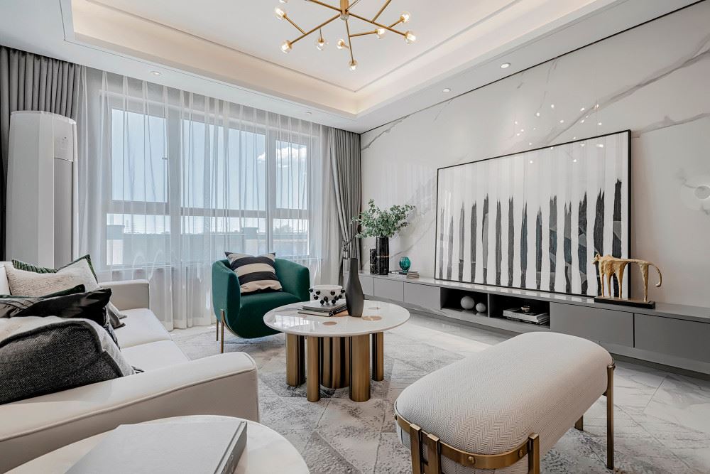 佛山市越秀星匯瀚府北歐風(fēng)格三居室裝修案例