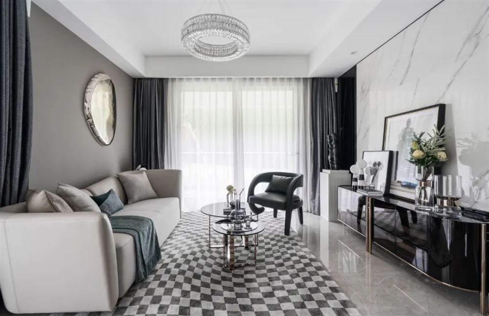 江門市鶴山新華城現代簡約風格三居室裝修案例