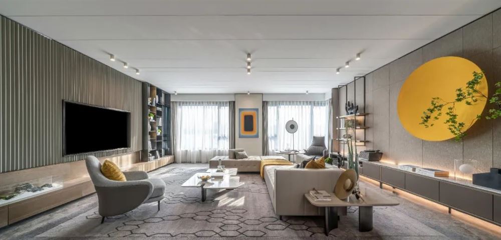 昭通市北部新洲現(xiàn)代簡約風(fēng)格平層裝修案例