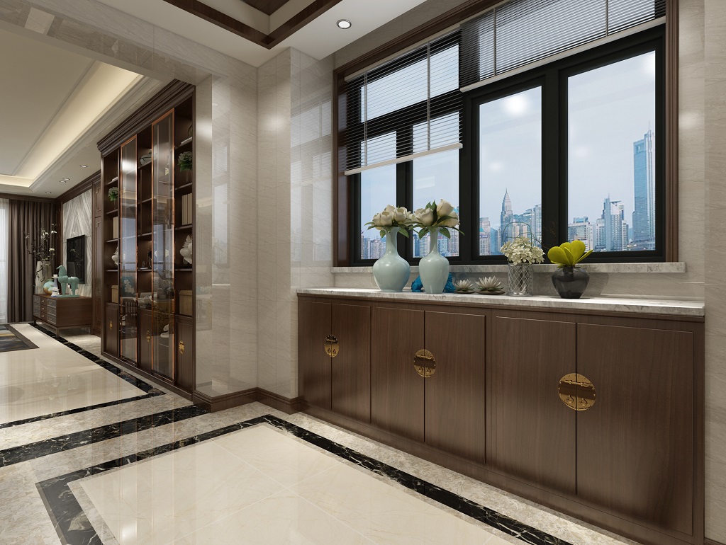 茂名市名門世家歐式風格三居室裝修案例