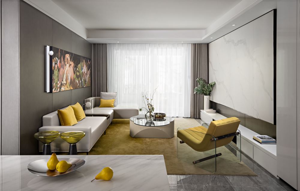 佛山市朝安金茂悅其他三居室裝修案例