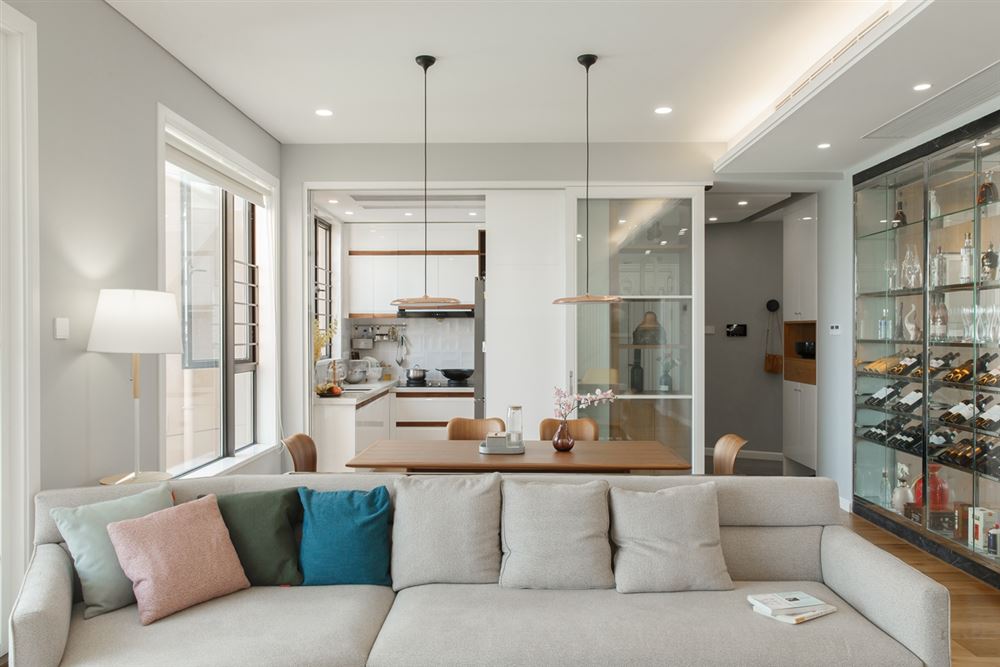 江門市東堯路住宅樓北歐風格四居室裝修案例