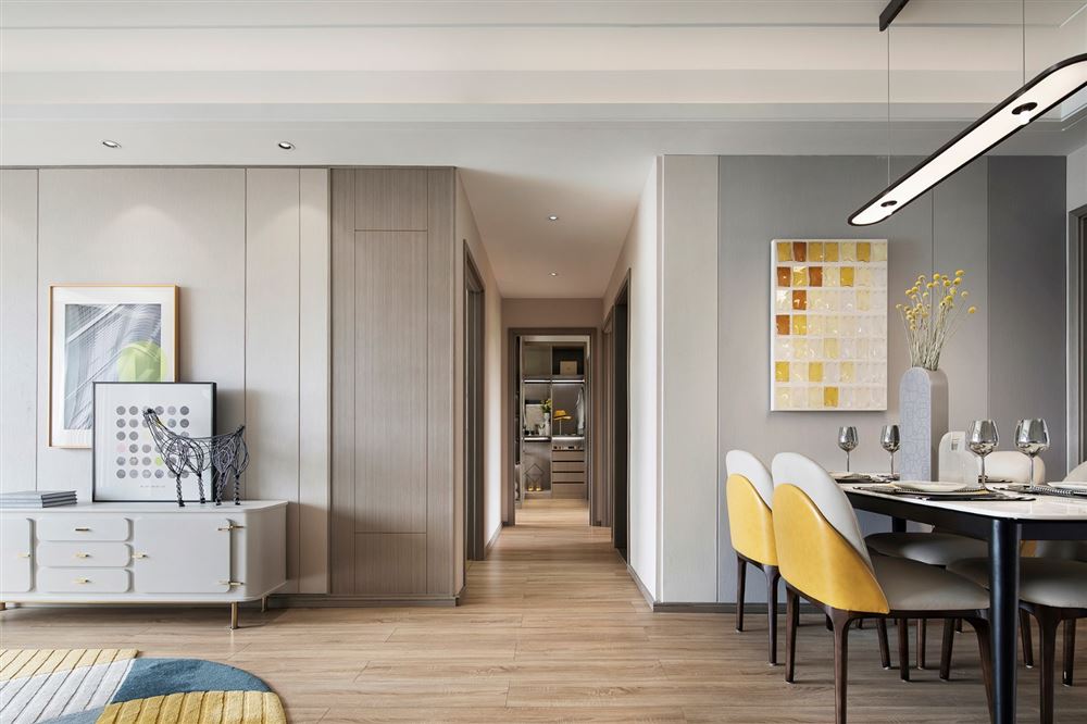 江門市保利大都會北歐風(fēng)格三居室裝修案例