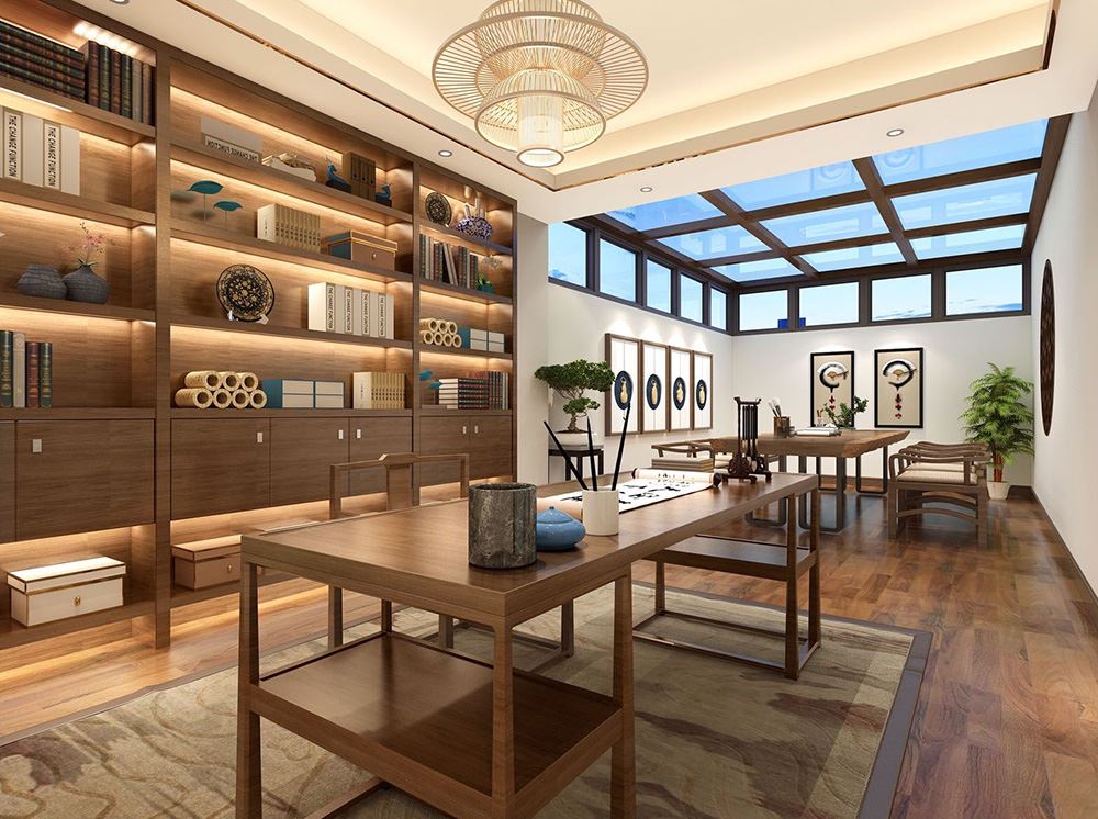 衢州市德信&middot;望宸新中式風格復式裝修案例