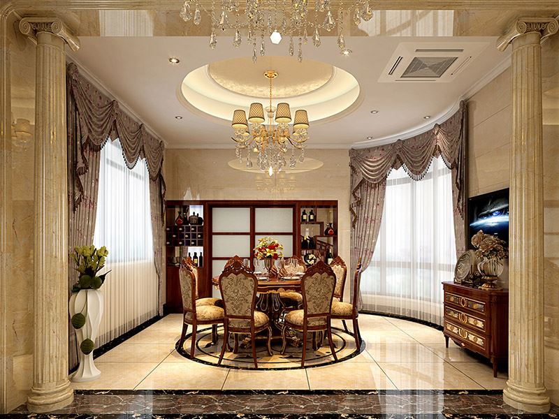 佛山市海倫堡&middot;美的&middot;玖悅府歐式風(fēng)格別墅裝修案例