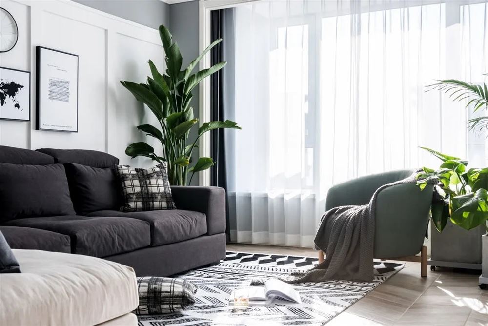 廣州市富力泉天下北歐風格三居室裝修案例