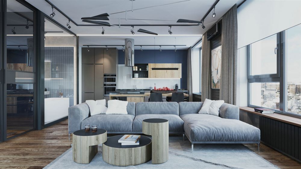 佛山市新希望悅瓏灣北歐風格三居室裝修案例