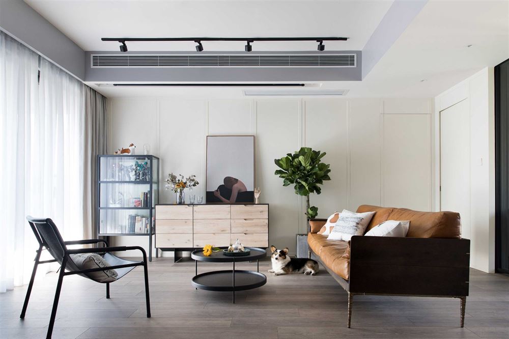 廣州市棠德花園美式風格三居室裝修案例