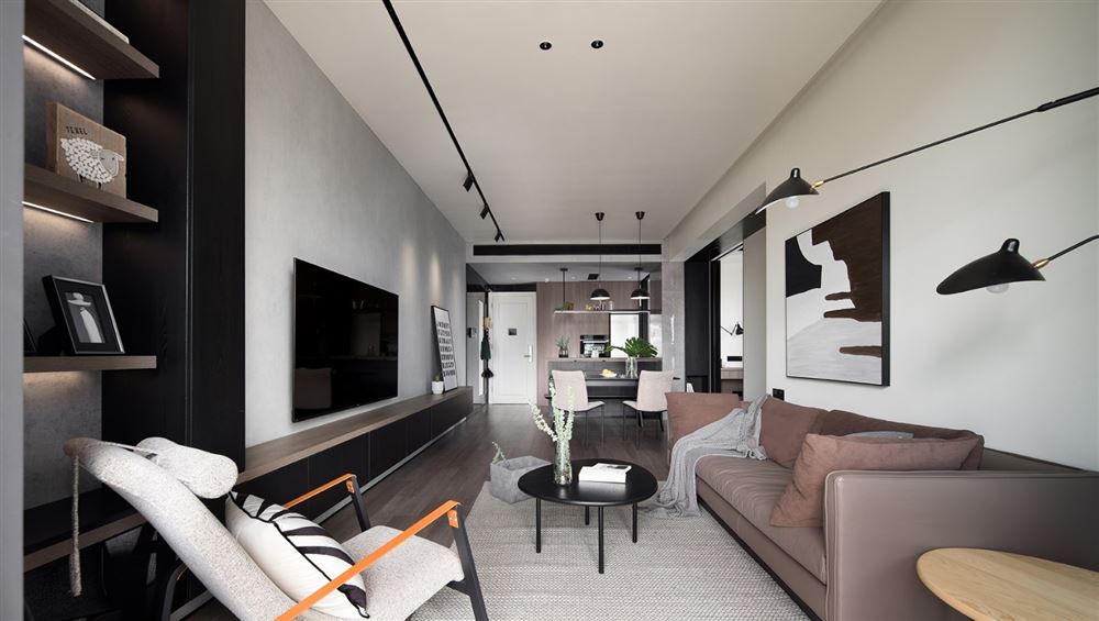 廣州市金融街融穗華府現(xiàn)代簡(jiǎn)約風(fēng)格二居室裝修案例