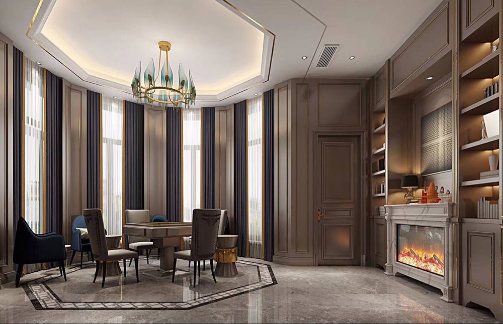 佛山市恒大雅苑輕奢風格別墅裝修案例