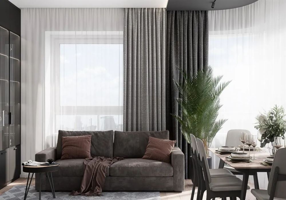 廣州市梅花村小區輕奢風格三居室裝修案例