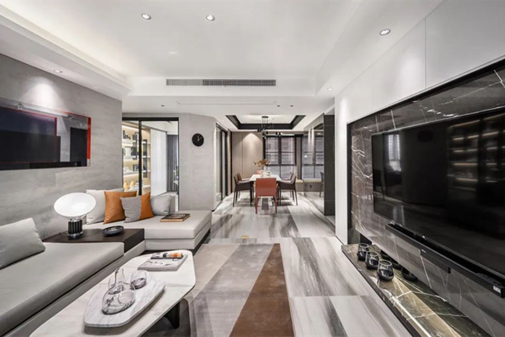 廣州市云東小區現代簡約風格三居室裝修案例